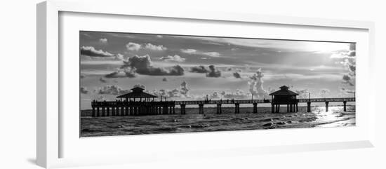 Fishing Pier Fort Myers Beach at Sunset - Florida-Philippe Hugonnard-Framed Photographic Print