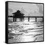 Fishing Pier Fort Myers Beach at Sunset - Florida-Philippe Hugonnard-Framed Stretched Canvas