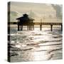 Fishing Pier Fort Myers Beach at Sunset - Florida-Philippe Hugonnard-Stretched Canvas