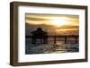 Fishing Pier Fort Myers Beach at Sunset-Philippe Hugonnard-Framed Photographic Print