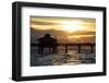 Fishing Pier Fort Myers Beach at Sunset-Philippe Hugonnard-Framed Photographic Print