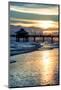 Fishing Pier Fort Myers Beach at Sunset-Philippe Hugonnard-Mounted Premium Photographic Print