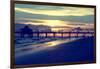 Fishing Pier Fort Myers Beach at Sunset-Philippe Hugonnard-Framed Photographic Print