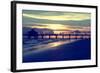 Fishing Pier Fort Myers Beach at Sunset-Philippe Hugonnard-Framed Photographic Print