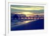 Fishing Pier Fort Myers Beach at Sunset-Philippe Hugonnard-Framed Photographic Print