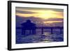 Fishing Pier Fort Myers Beach at Sunset-Philippe Hugonnard-Framed Photographic Print