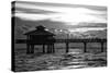 Fishing Pier Fort Myers Beach at Sunset-Philippe Hugonnard-Stretched Canvas