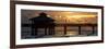 Fishing Pier Fort Myers Beach at Sunset-Philippe Hugonnard-Framed Photographic Print