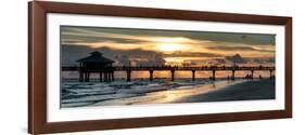 Fishing Pier Fort Myers Beach at Sunset-Philippe Hugonnard-Framed Photographic Print