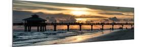 Fishing Pier Fort Myers Beach at Sunset-Philippe Hugonnard-Mounted Premium Photographic Print