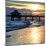 Fishing Pier Fort Myers Beach at Sunset-Philippe Hugonnard-Mounted Photographic Print