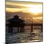 Fishing Pier Fort Myers Beach at Sunset-Philippe Hugonnard-Mounted Photographic Print