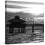 Fishing Pier Fort Myers Beach at Sunset-Philippe Hugonnard-Stretched Canvas