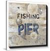 Fishing Pier-Arnie Fisk-Stretched Canvas