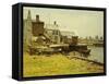 Fishing Pier-John Joseph Enneking-Framed Stretched Canvas