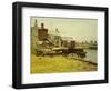 Fishing Pier-John Joseph Enneking-Framed Giclee Print