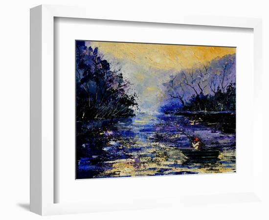 Fishing Pond-Pol Ledent-Framed Art Print