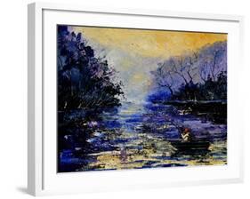 Fishing Pond-Pol Ledent-Framed Art Print