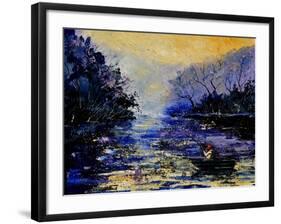 Fishing Pond-Pol Ledent-Framed Art Print