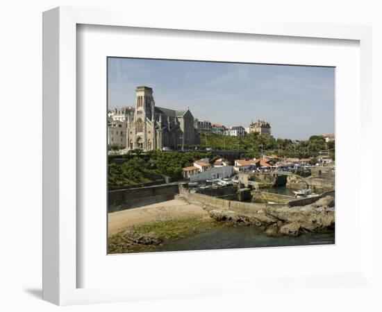 Fishing Port, Biarritz, Basque Country, Pyrenees-Atlantiques, Aquitaine, France, Europe-Robert Harding-Framed Photographic Print