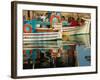 Fishing Port, Lesvos, Mithymna, Northeastern Aegean Islands, Greece-Walter Bibikow-Framed Photographic Print