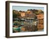 Fishing Port, Lesvos, Mithymna, Northeastern Aegean Islands, Greece-Walter Bibikow-Framed Photographic Print