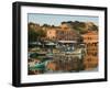 Fishing Port, Lesvos, Mithymna, Northeastern Aegean Islands, Greece-Walter Bibikow-Framed Photographic Print