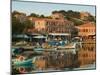 Fishing Port, Lesvos, Mithymna, Northeastern Aegean Islands, Greece-Walter Bibikow-Mounted Photographic Print