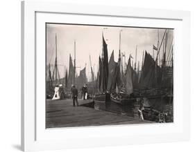 Fishing Port, Lowestoft-Historic Collection-Framed Premium Giclee Print