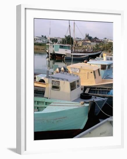 Fishing Port, St. John's, Antigua, Leeward Islands, West Indies, Caribbean, Central America-Bruno Barbier-Framed Photographic Print