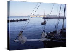 Fishing Port, West Coast, Island of La Digue, Seychelles, Indian Ocean, Africa-Bruno Barbier-Stretched Canvas