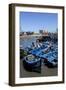 Fishing Port with Traditional Boats in Front of the Old Fort-Stuart Black-Framed Photographic Print