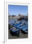 Fishing Port with Traditional Boats in Front of the Old Fort-Stuart Black-Framed Photographic Print