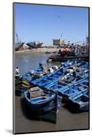 Fishing Port with Traditional Boats in Front of the Old Fort-Stuart Black-Mounted Photographic Print