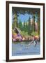 Fishing Poster-null-Framed Art Print