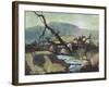 Fishing Retreat III-Roy M. Mason-Framed Art Print