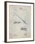 Fishing Rod and Reel 1884 Patent-Cole Borders-Framed Art Print