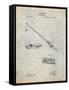 Fishing Rod and Reel 1884 Patent-Cole Borders-Framed Stretched Canvas