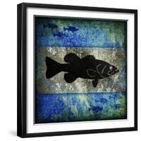 Fishing Rules Bass-LightBoxJournal-Framed Giclee Print