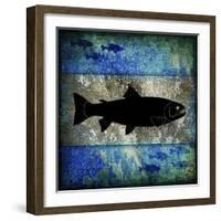 Fishing Rules Trout-LightBoxJournal-Framed Giclee Print