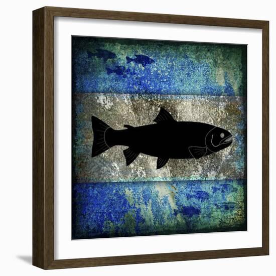 Fishing Rules Trout-LightBoxJournal-Framed Giclee Print