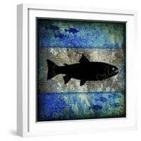 Fishing Rules Trout-LightBoxJournal-Framed Giclee Print