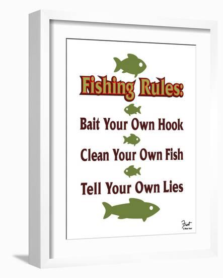 Fishing Rules-Mark Frost-Framed Giclee Print