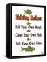 Fishing Rules-Mark Frost-Framed Stretched Canvas