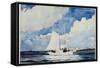 Fishing Schooner, Nassau, C.1898-99-Winslow Homer-Framed Stretched Canvas