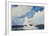 Fishing Schooner, Nassau, C.1898-99-Winslow Homer-Framed Giclee Print