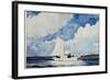 Fishing Schooner, Nassau, C.1898-99-Winslow Homer-Framed Giclee Print