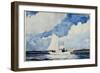 Fishing Schooner, Nassau, C.1898-99-Winslow Homer-Framed Premium Giclee Print