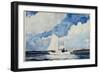 Fishing Schooner, Nassau, C.1898-99-Winslow Homer-Framed Premium Giclee Print