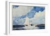 Fishing Schooner, Nassau, C.1898-99-Winslow Homer-Framed Premium Giclee Print
